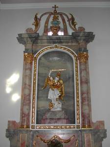 Quelle: JW Linker Seitenaltar im Eingangsbereich der Kapelle
