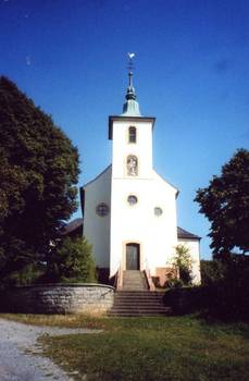Quelle: JW Michaelskapelle auf dem Michaelsberg bei Untergrombach (Westansicht)