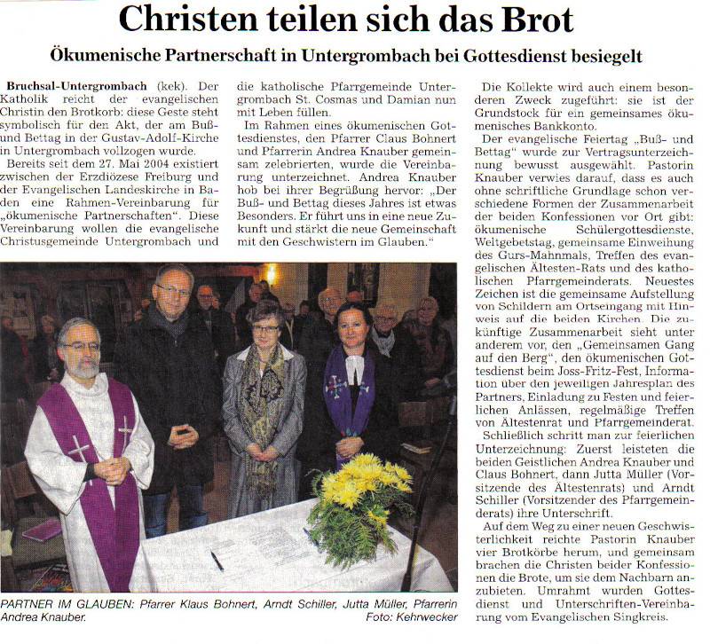 Quelle: Bruchsaler Rundschau, Bruchsaler Rundschau